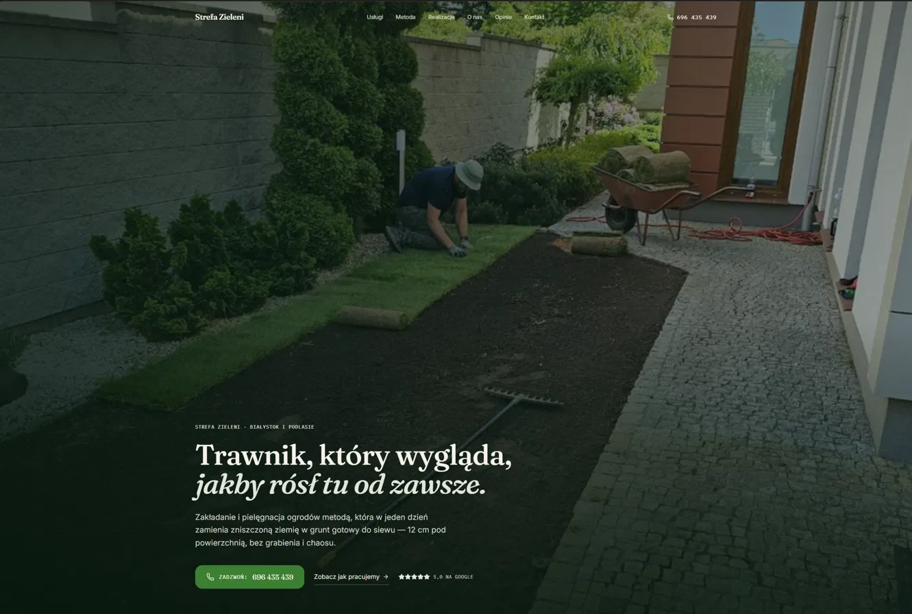 Strefa Zieleni — zakładanie ogrodów, Podlasie